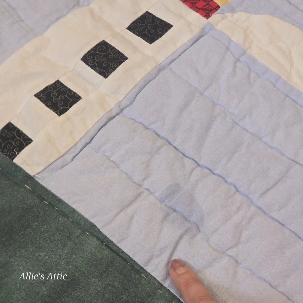 Nautical Blanket Quilt Lighthouse Beach Boat Blue Red Black Queen Size Duvet
